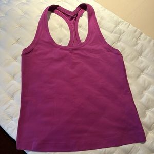 Lululemon Cool Racerback Nulu Tank Magenta Purple